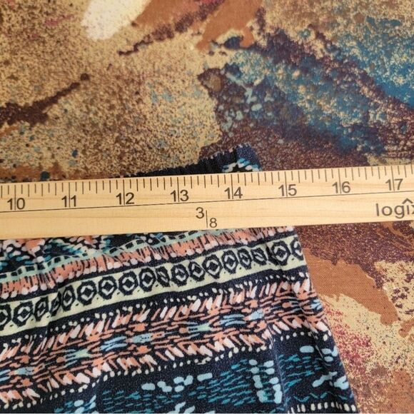 2 Pairs XL No Boundaries Women's Leggings Elephant & Floral 2 PAIRS - Picture 11 of 16